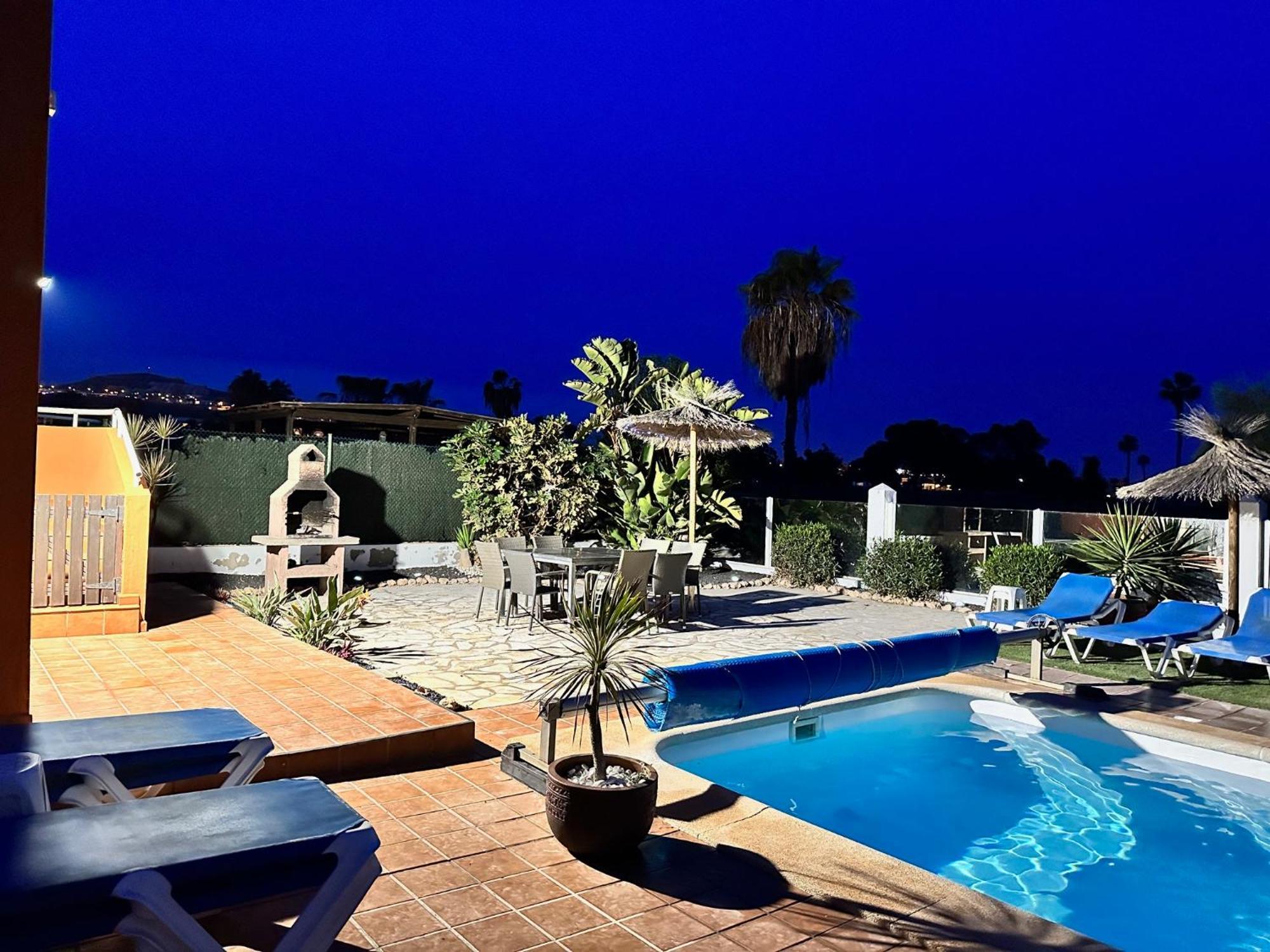 Casa Piedra, Luxury Family Front Line Golf, Hot Tub,Pool Table, 8 Pers, Caleta De Fuste Villa Exteriör bild