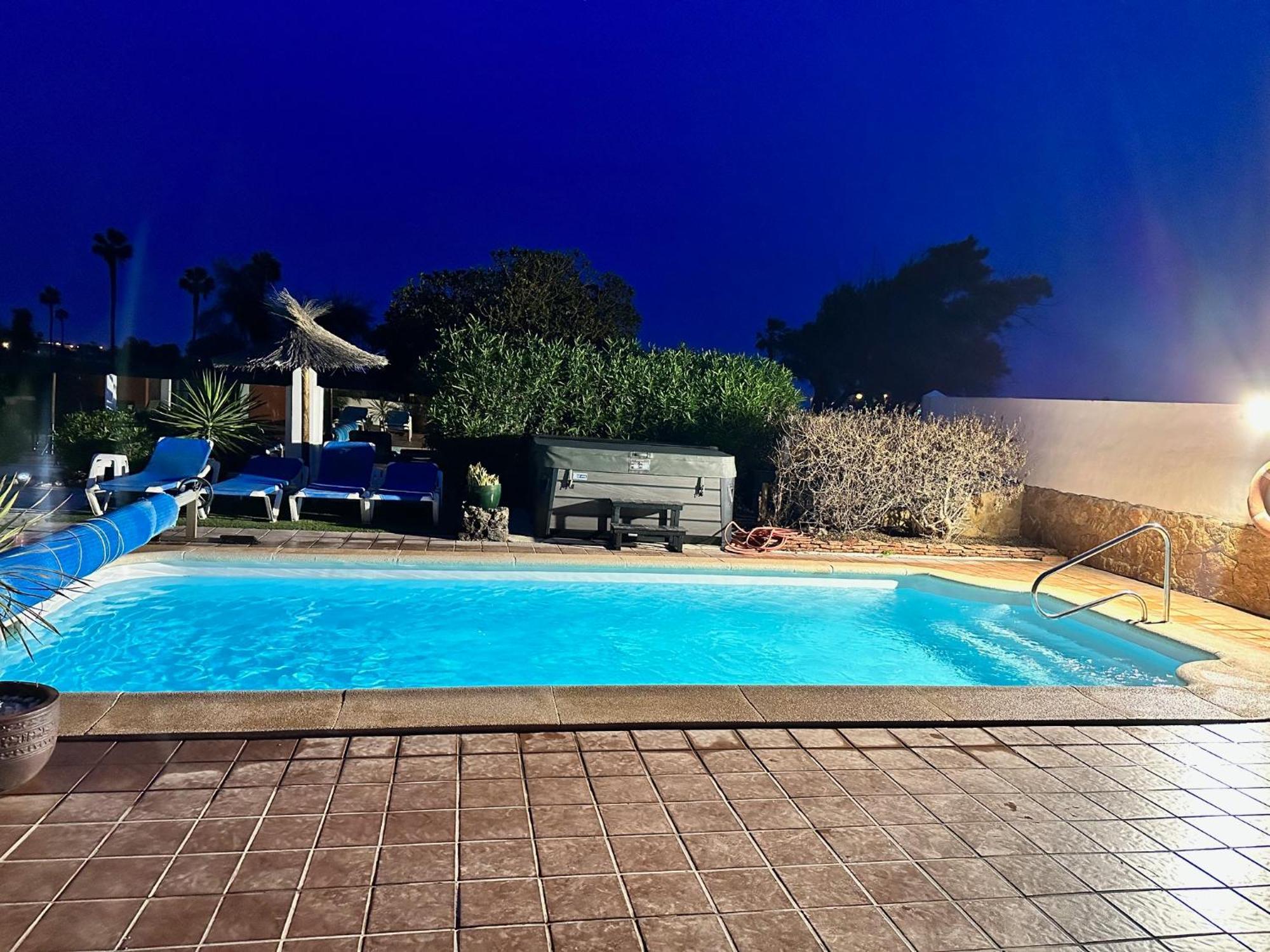 Casa Piedra, Luxury Family Front Line Golf, Hot Tub,Pool Table, 8 Pers, Caleta De Fuste Villa Exteriör bild